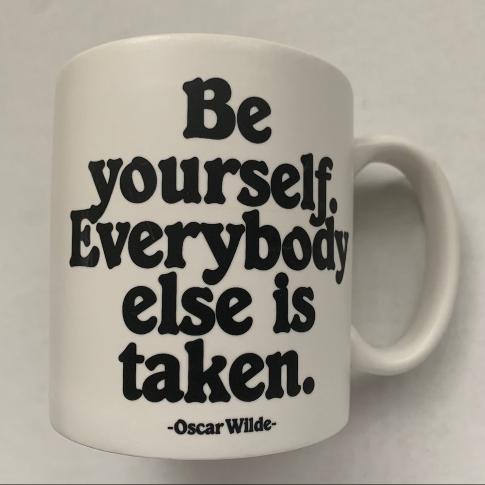 Quotable Mugs Oscar Wilde Be Yourself Coffee Tea